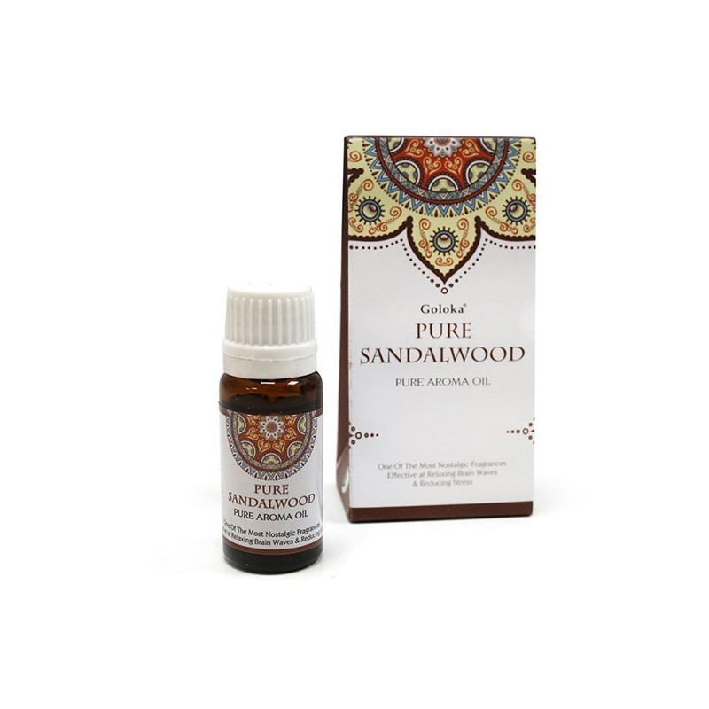 Aceite de Goloka de Sándalo Puro - Aceite Aromático - Sándalo Puro - GOLOKA - 10 ml-ACEITES FRAGANCAIS GOLOKA-HOSTENATURA