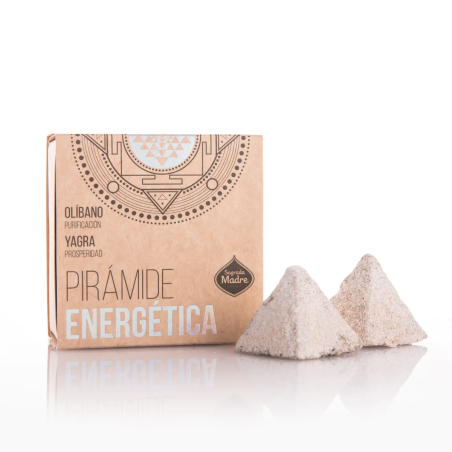 PIRAMIDE ENERGÉTICA YAGRA - OLÍBANO INCIENSO - SAGRADA MADRE - 4 unidades