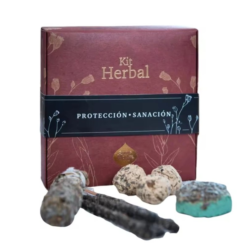 KIT DE HERBAS PROTECCIÓN - CURACIÓN - SAGRADA MADRE-KIT DE AGASALLO-HOSTENATURA