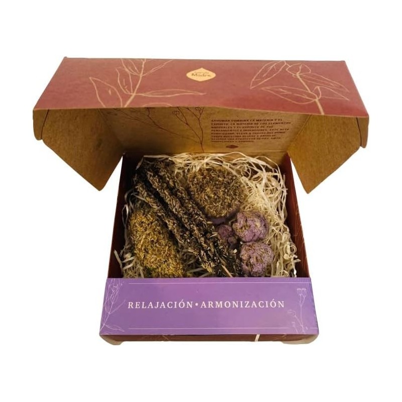 KIT DE RELAXATION AUX HERBES - HARMONY - SAGRADA MADRE-KITS SAGRADA MADRE-HOSTENATURA