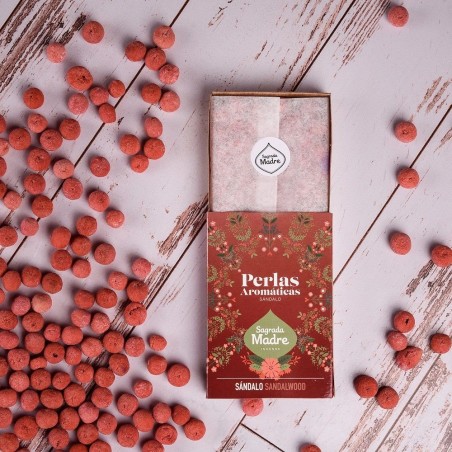 PERLAS AROMÁTICAS SANDALO - SANDALWOOD - SAGRADA MADRE