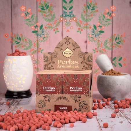 PERLAS AROMÁTICAS SANDALO - SANDALWOOD - SAGRADA MADRE