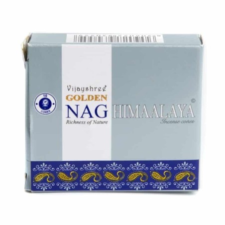 GOLDEN NAG Conos Incienso Himalaya - Cajita de 10 conos