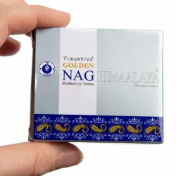 GOLDEN NAG Himalayan Incense Cones - Box of 10 cones