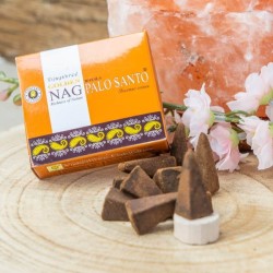 GOLDEN NAG Palo Santo Incense Cones - Box of 10 cones