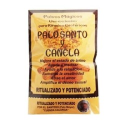 Palo Santo en Polvo Ritualizado con Canela - Bolsita de 10gr.