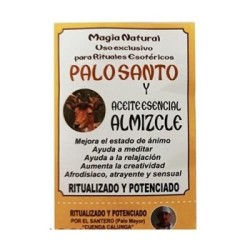 Pó de Palo Santo Ritualizado com Almíscar - saco de 10g.