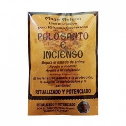 Palo Santo hautsa intsentsuarekin erritualizatua - 10 g poltsa.