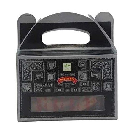 Conuri de reflux SATYA Super Hit - Conuri Blackflow Dhoop - Cutie cu 24 conuri