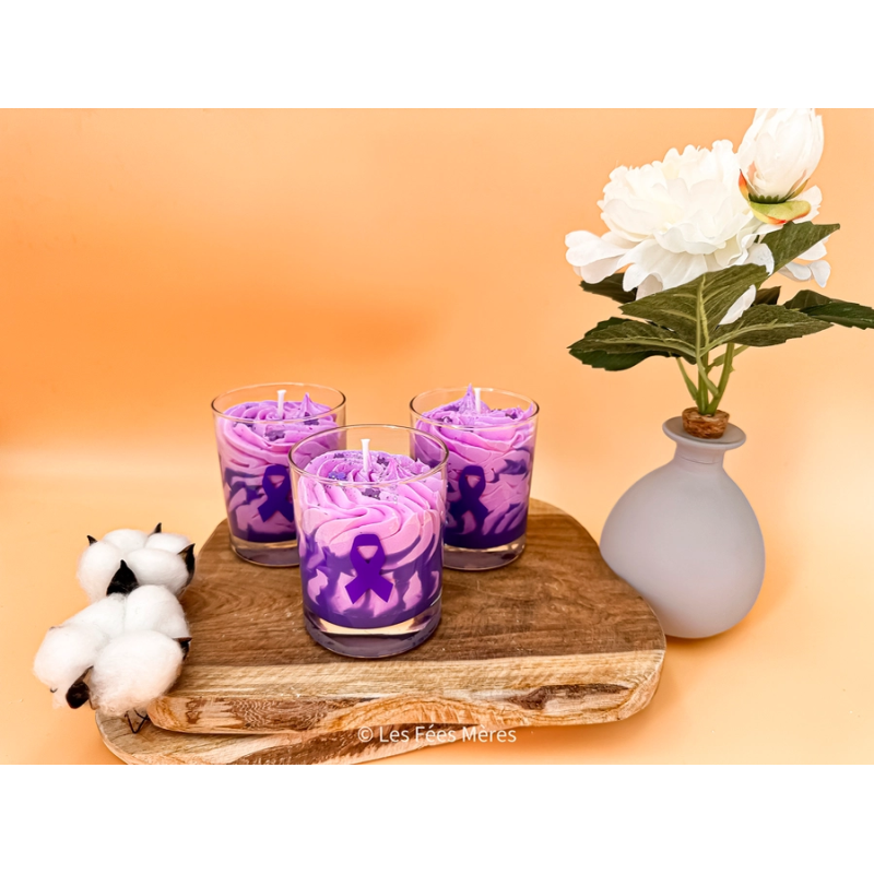 Handmade Sailing | Violet Flower | Premium Quality | Les Fees Meres | Made in France | 120gr.-LES FEES MERES HANDMADE CANDLES MADE IN FRANCE-HOSTENATURA