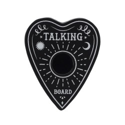 Castiçal com design Ouija - Talking Board Spell Candle Holder - 1,7x4,5x5,5cm - Spirit of Equinox