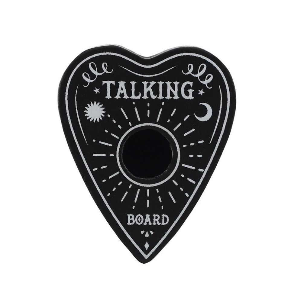 Portavelas con diseño Ouija - Talking Board Spell Candle Holder - 1,7x4,5x5,5cm - Spirit of Equinox