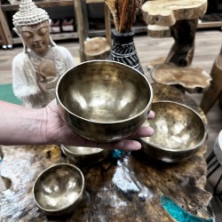 Large Tibetan Bowl Nepalese Moon - (approx 850g) - 17cm