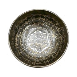 Bol tibetan de vindecare gravat - 16 cm - Mantra