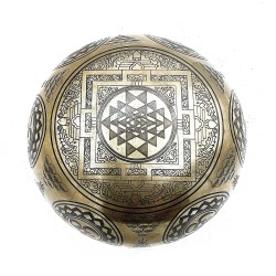 Bol Tibetà Sanador Gravat - 16cm - 7 Chakra