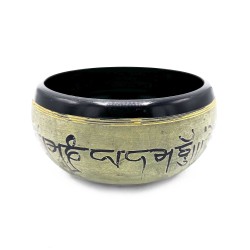 Bol Earth Dust - Five Buddha Mantra - 16cm