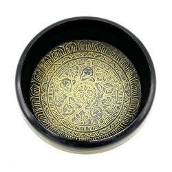 Bol de Pols de Terra - Mantra Cinco Buda - 16cm