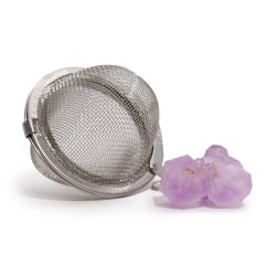 Edelstein Tee Sieb - Amethyst Cluster - Gelassenheit & Ruhe