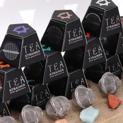 Colador de té de pedras preciosas - Rock Quartz - Balance