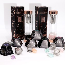 Colador de té de pedras preciosas - Rock Quartz - Balance