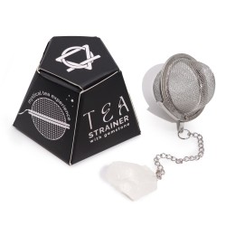 Colador de té de pedras preciosas - Rock Quartz - Balance