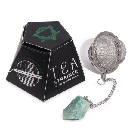 Colador de té de piedras preciosas - Aventurina verde - Prosperidad