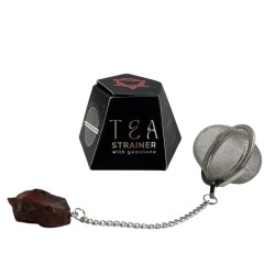 Gemstone tea strainer - Mookaite - Creativity