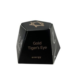 Colador de té de piedras preciosas - Ojo de tigre dorado - Energía