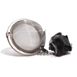 Gemstone Tea Strainer - Black Obsidian - Protection