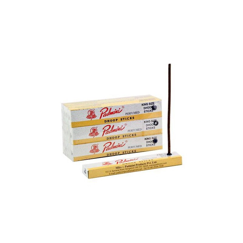 Bastoncini di incenso Padmini Dhoop Padmini 11 centimetri - Misura grande - 1 confezione-INCENSO PADMINI-HOSTENATURA