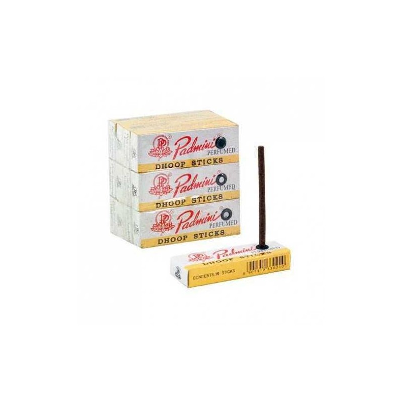 Encens Padmini Mini Dhoop Sticks Padmini 6 centímetres - Mida Reduïda - 1 paquet-ENCENS PADMINI-HOSTENATURA