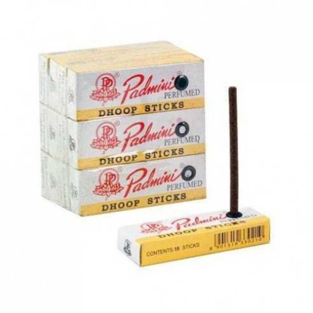 Incienso Padmini Mini Dhoop Sticks Padmini 6 centímetros - Tamaño Reducido - 1 cajetilla