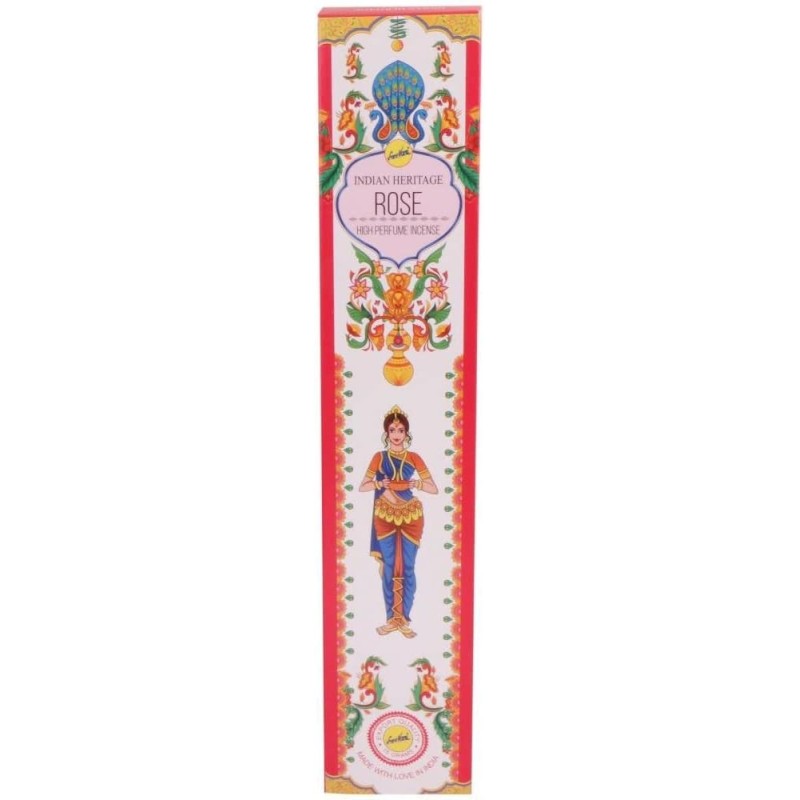 Golden India Pink Incense - Rose Sree Vani - 1 pack of 15gr.-GOLDEN INDIA SREE VANI INCENSES-HOSTENATURA