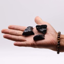 Raw Crystals - Black Agate - Precious Stones - 500gr.