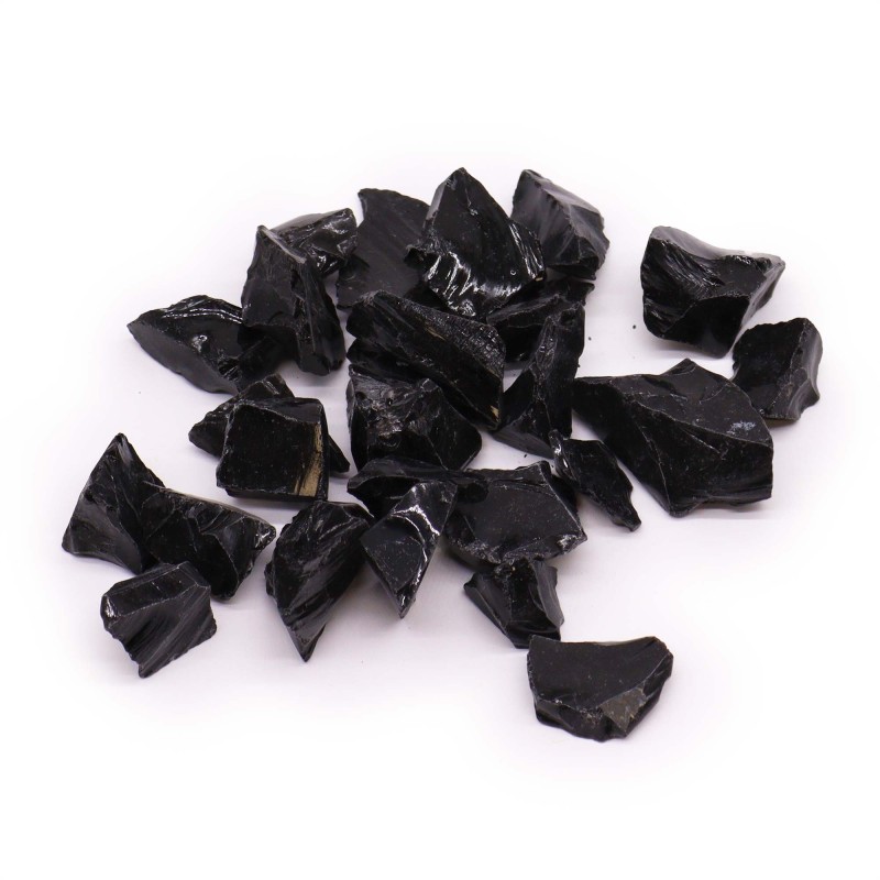 Raw Crystals - Black Agate - Precious Stones - 500gr.-CRYSTALS - RAW PRECIOUS STONES-HOSTENATURA