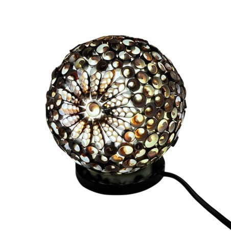 Lámpara Boho - Concha de Mar - 15cm - Color Chocolate