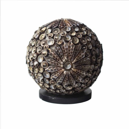 Lámpara Boho - Concha de Mar - 15cm - Color Chocolate
