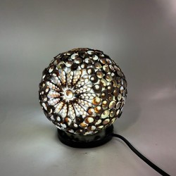 Lampa Boho - Muszla Morska - 15cm - Kolor Czekoladowy