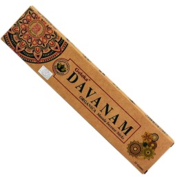 GOLOKA Encens Orgànic Davanam - Natural Masala Incense - 1 paquet de 15gr