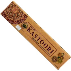 GOLOKA Encens Orgànic Kastoori - Natural Masala Incense - 1 paquet de 15gr