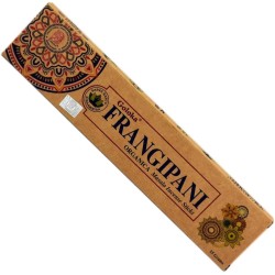 GOLOKA Frangipani Organic Incense Incense - Natural Masala Incense - 1 pack of 15gr