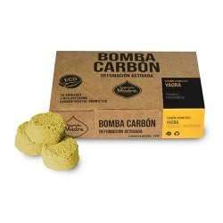 Bomba al Carbone Attivo Defumante - Yagra - Carbone Aromatico - Progresso - Prosperità - 24 pz. - Santa Madre