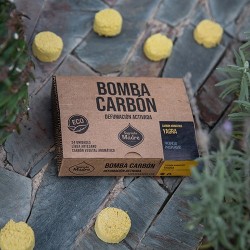 Bombe de charbon de bois actif - Yagra - Charbon aromatique - Progrès - Prospérité - 24 pièces - Sainte Mère