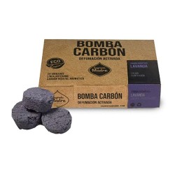 Bomba al Carbone Attivo Defumante - Lavanda - Carbone Aromatico - Calma - Purificazione - 24 pz. - Santa Madre