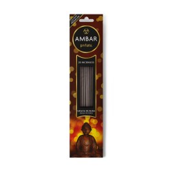 Buddha's Grace Amber Perfums Wierook - 20 stokjes - duur van 60 minuten - Premium kwaliteit