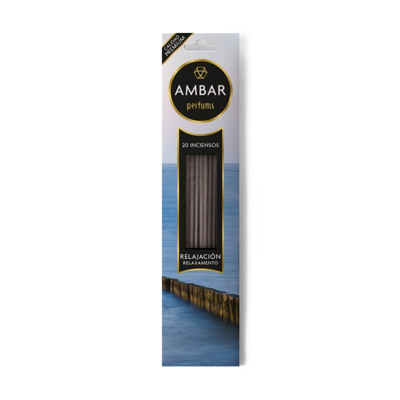 Relax Incense Relaxation Amber Parfums - 20 batoane - durata 60 minute - Calitate Premium-AMBAR PERFUMS-HOSTENATURA