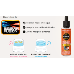 Essence Hydrosoluble de Nag Champa - Fusion Ambar Perfums - 50ml - Pour humidificateurs