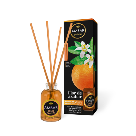 Ambientador Mikado Flor de Azahar - Ambar Perfums 30ml - 45 días de duración