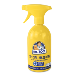 DR ZOO Ambientador Spray Ambient i Teixits Casa Vainilla - Especial Mascotes - Absorbeix olors de Mascotes - 500ml