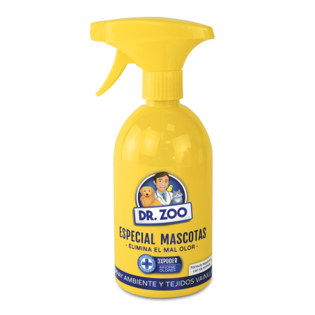 DR ZOO Vanilla Home Kamer- en Stoffenspray Luchtverfrisser - Speciaal voor Huisdieren - Absorbeert Dierengeurtjes - 500ml